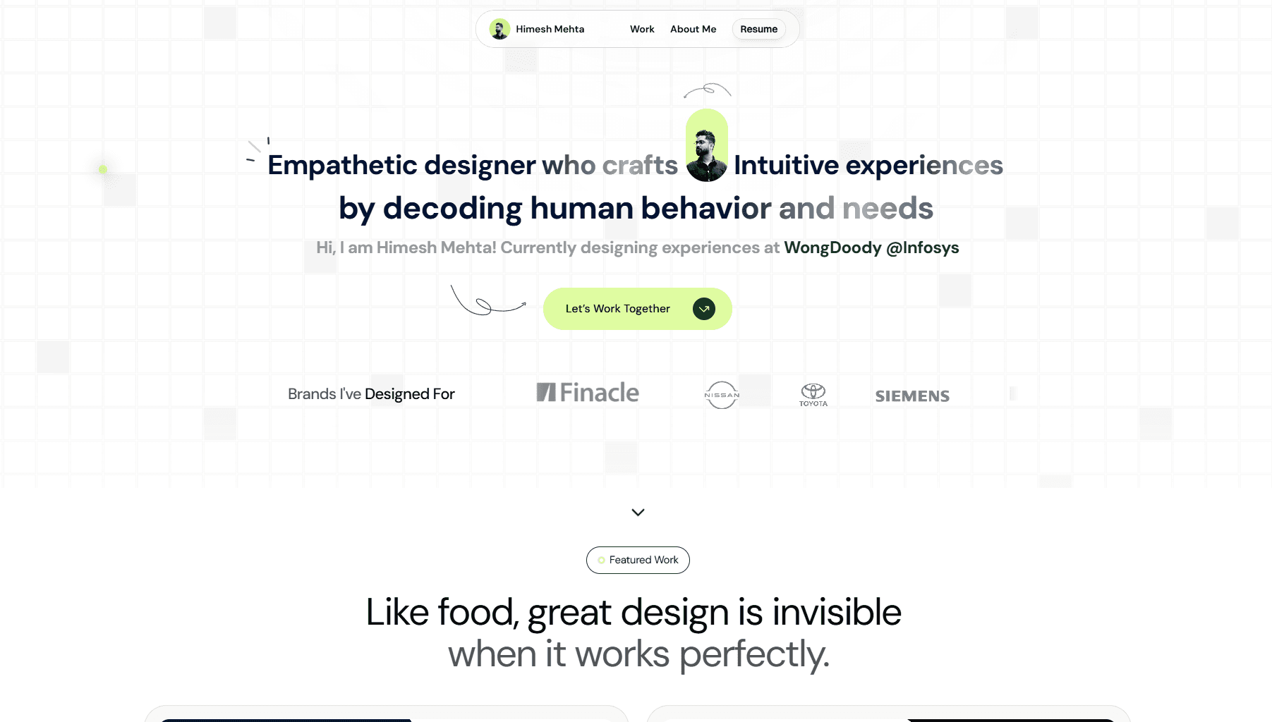 Himesh Mehta Portfolio Design
